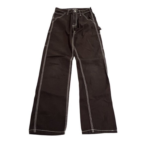 Cherry LA Denim - Cherry LA Straight Leg Jeans in Brown